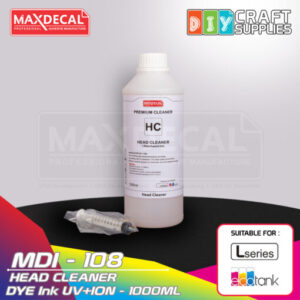 MAXDECAL MDI-108 DYE Ink UV+ION Head Cleaner (1000ml)