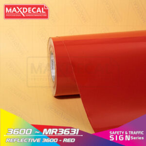 MAXDECAL 3600-MR3631 Reflective Red