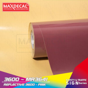 MAXDECAL 3600-MR3641 Reflective Pink