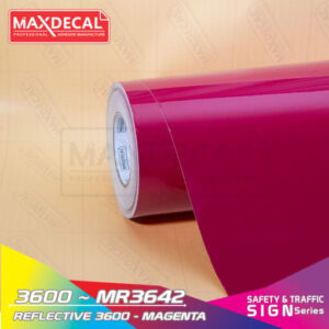 MAXDECAL 3600-MR3642 Reflective Magenta