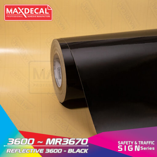 MAXDECAL 3600-MR3670 Reflective Black