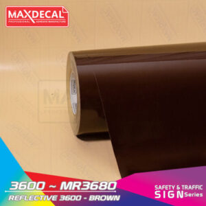 MAXDECAL 3600-MR3680 Reflective Brown