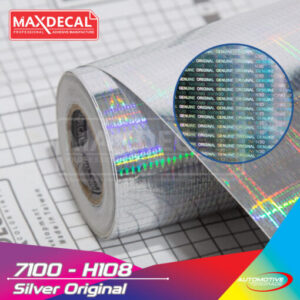 MAXDECAL 7100-H108 Hologram Silver Original Genuine