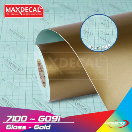 MAXDECAL 7100-G091 Gold Gloss