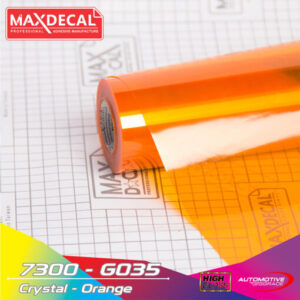 MAXDECAL 7300-G035 Crystal Orange