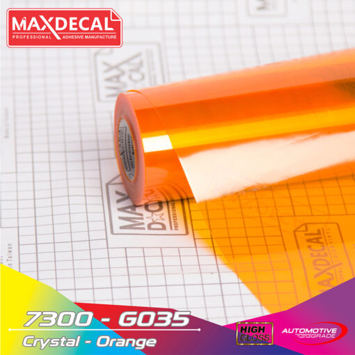 MAXDECAL 7300-G035 Crystal Orange