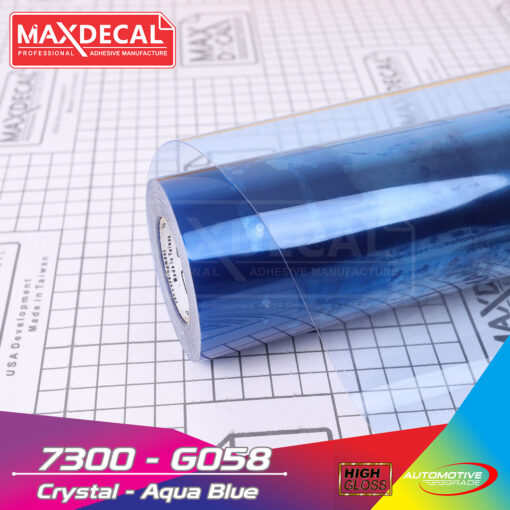 MAXDECAL 7300-G058 Crystal Aqua Blue