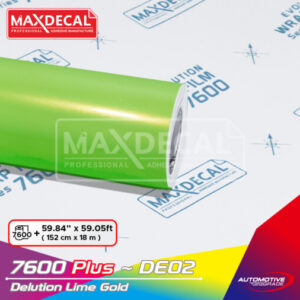 MAXDECAL 7600 PLUS-DE02 Delution Lime Gold