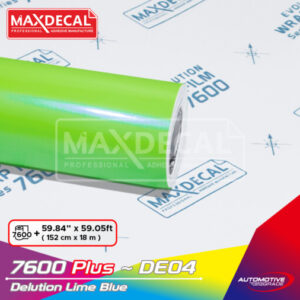 MAXDECAL 7600 PLUS-DE04 Delution Lime Blue