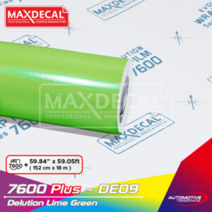 MAXDECAL 7600 PLUS-DE09 Delution Lime Green