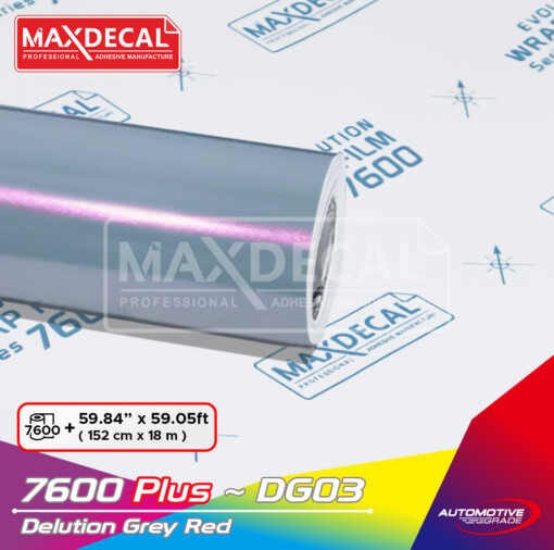 MAXDECAL 7600 PLUS-DG03 Delution Grey Red