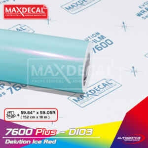 MAXDECAL 7600 PLUS-DI03 Delution Ice Red