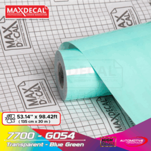MAXDECAL 7700-G054 Transparent Blue Green