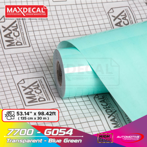 MAXDECAL 7700-G054 Transparent Blue Green