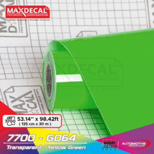 MAXDECAL 7700-G064 Transparent Yellow Green