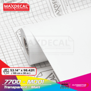 MAXDECAL 7700-M001 Transparent Matt