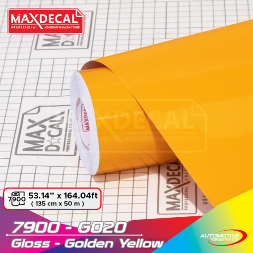 MAXDECAL 7900-G020 Gloss Golden Yellow