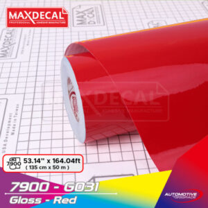 MAXDECAL 7900-G031 Gloss Red