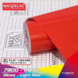 MAXDECAL 7900-G032 Gloss Light Red