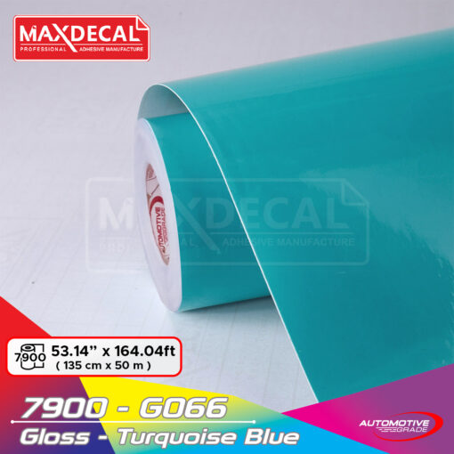 MAXDECAL 7900-G066 Gloss Turquoise Blue