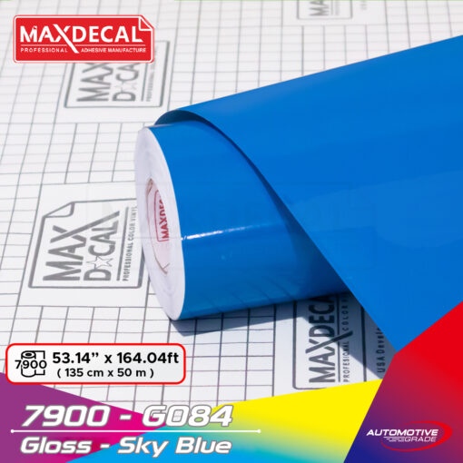 MAXDECAL 7900-G084 Gloss Sky Blue