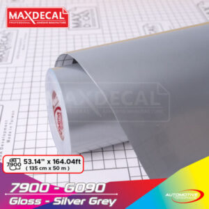 MAXDECAL 7900-G090 Gloss Silver Grey