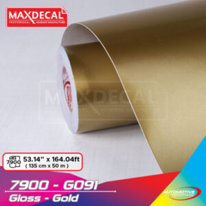 MAXDECAL 7900-G091 Gloss Gold