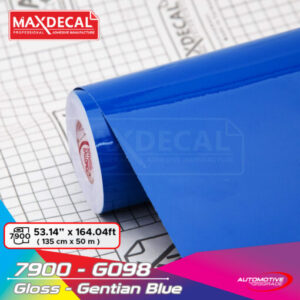 MAXDECAL 7900-G098 Gloss Gentian Blue