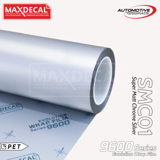 MAXDECAL 9600-SMC01 Super Matt Chrome Silver