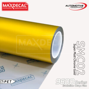 MAXDECAL 9600-SMC02 Super Matt Chrome Gold