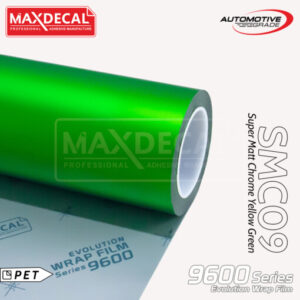 MAXDECAL 9600-SMC09 Super Matt Chrome Yellow Green