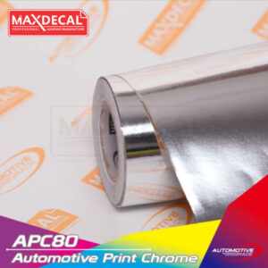 MAXDECAL APC80 Automotive Print Chrome Gloss Silver
