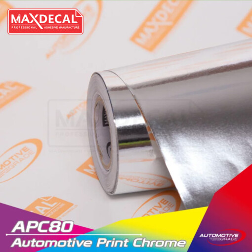 MAXDECAL APC80 Automotive Print Chrome Gloss Silver