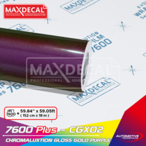 MAXDECAL 7600 PLUS-CGX02 Chromaluxtion Gold Purple
