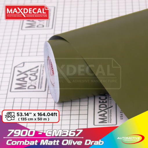 MAXDECAL 7900-CM367 Combat Matt Olive Drab