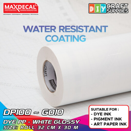 DP100 – G010 Dye PP White Glossy