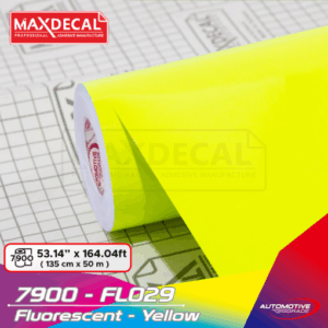 MAXDECAL 7900-FL029 Fluorescent Yellow