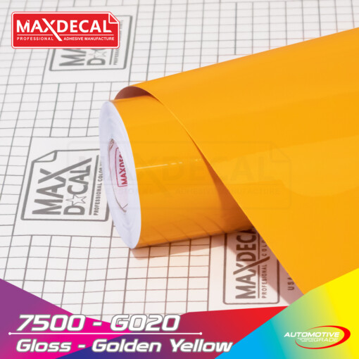 MAXDECAL 7500-G020 Gloss Golden Yellow