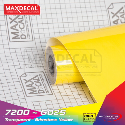 MAXDECAL 7200-G025 Transparent Brimstone Yellow