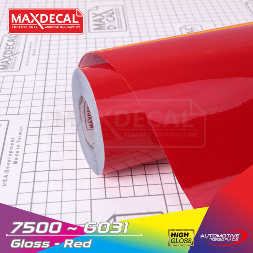 MAXDECAL 7500-G031 Gloss Red