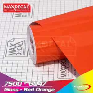 MAXDECAL 7500-G047 Gloss Red Orange