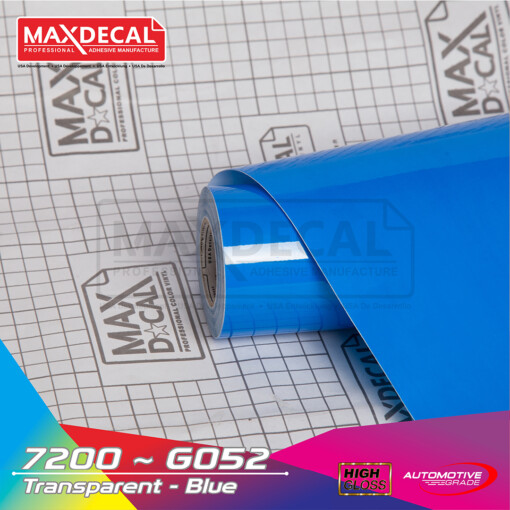 MAXDECAL 7200-G052 Transparent Blue