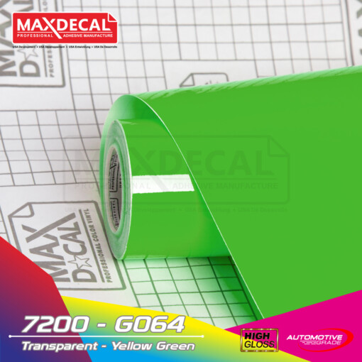 MAXDECAL 7200-G064 Transparent Yellow Green