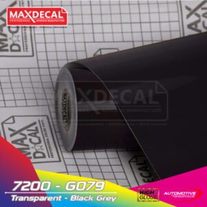 MAXDECAL 7200-G079 Transparent Black Grey