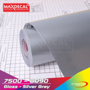 MAXDECAL 7500-G090 Gloss Silver Grey