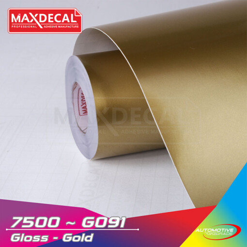 MAXDECAL 7500-G091 Gloss Gold