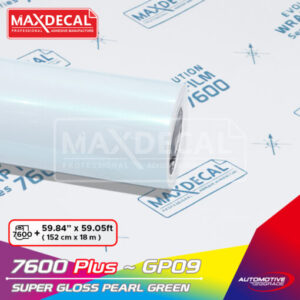 MAXDECAL 7600 PLUS-GP09 Super Gloss Pearl Green
