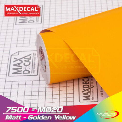 MAXDECAL 7500-M020 Matt Golden Yellow