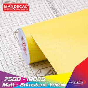 MAXDECAL 7500-M025 Matt Brimstone Yellow