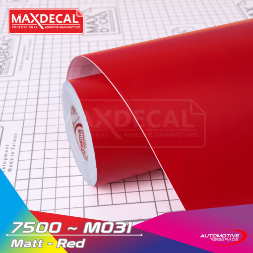 MAXDECAL 7500-M031 Matt Red
